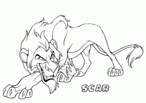 Disegno di Re Leone da stampare e colorare 50
