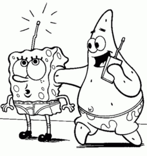 Disegno di Spongebob da stampare e colorare 32