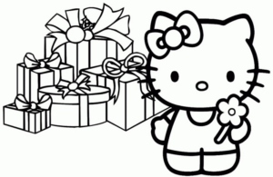 Disegno di Hello Kitty da stampare e colorare 30