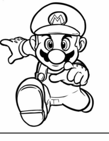 Disegno di Super Mario da stampare e colorare 24