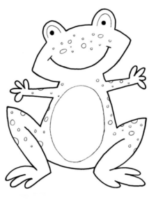 Disegno di rana da stampare e colorare 90