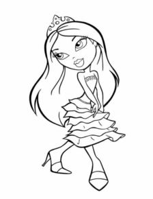 Disegno di Bratz da stampare e colorare 10