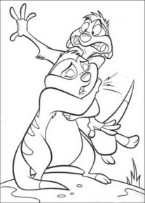 Disegno di Re Leone da stampare e colorare 83