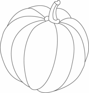 Disegno di zucca da stampare e colorare 33