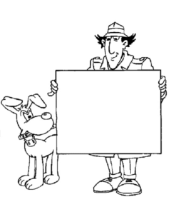 Disegno di Ispettore Gadget da stampare e colorare 9 Disegno di Ispettore Gadget da stampare e colorare 9
