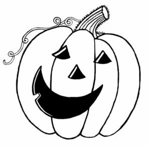 Disegno di zucca di Halloween da stampare e colorare 200
