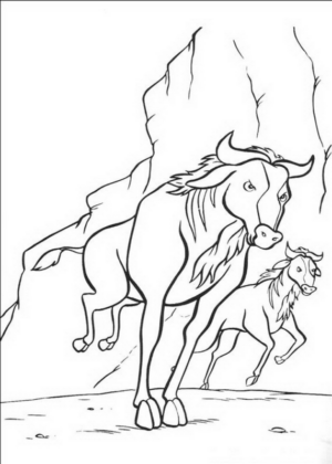 Disegno di Re Leone da stampare e colorare 101