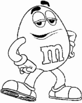 Disegni di M&M’S da colorare