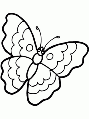 Disegno di farfalla da stampare e colorare 220