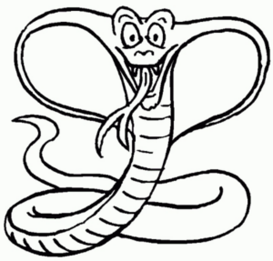 Disegno di serpente da stampare e colorare 28