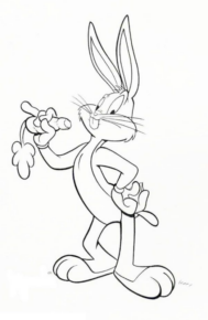 Disegno di Bugs Bunny da stampare e colorare 15