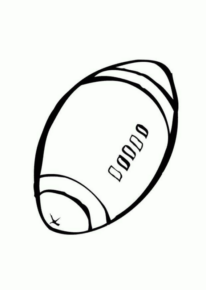 Disegno di football americano da stampare e colorare 34