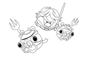 Disegno di Angry birds da stampare e colorare 116