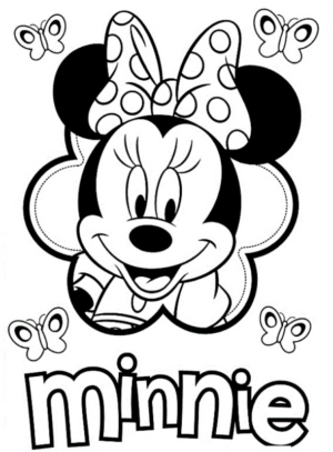 Disegno di Minni da stampare e colorare 144