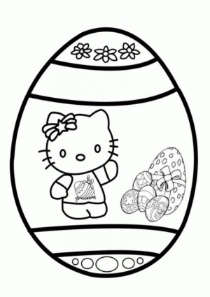 Disegno di Hello Kitty da stampare e colorare 156