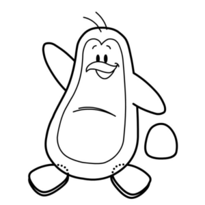 Disegno di pinguino da stampare e colorare 11