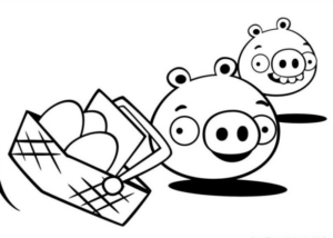 Disegno di Angry birds da stampare e colorare 79