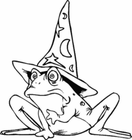 Disegno di rana da stampare e colorare 99