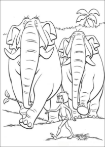 Disegno di Il libro della giungla da stampare e colorare 28