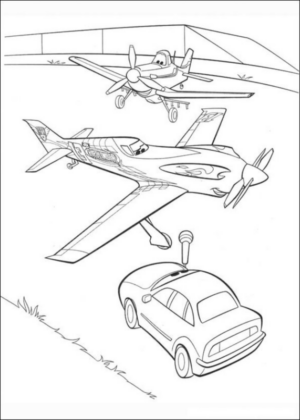 Disegno di Cars da stampare e colorare 50