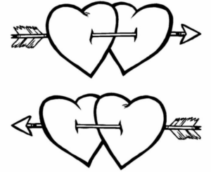 Disegno di cuore da stampare e colorare 106