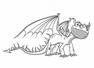 Disegno di Dragon Trainer da stampare e colorare 6