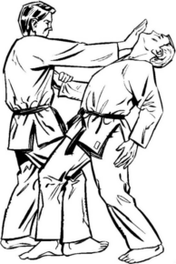 Disegno di judo da stampare e colorare 7