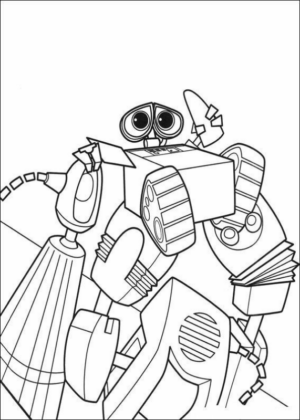 Disegno di Wall-E da stampare e colorare 30