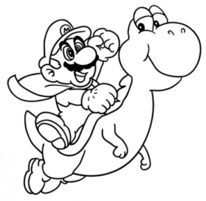 Disegno di Super Mario da stampare e colorare 117