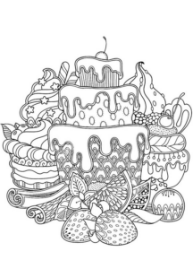 Disegno di compleanno da stampare e colorare 45