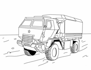 Disegno di mezzo da lavoro da stampare e colorare 99