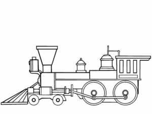 Disegno di treno da stampare e colorare 67