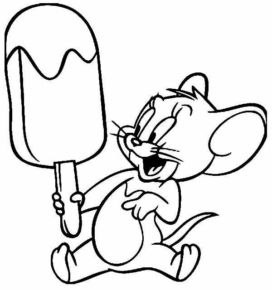 Disegno di Tom e Jerry da stampare e colorare