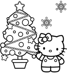 Disegno di Hello Kitty da stampare e colorare 89