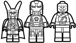 Disegno di LEGO Avengers da stampare e colorare 8