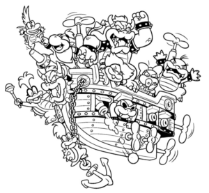 Disegno di Super Mario da stampare e colorare 106