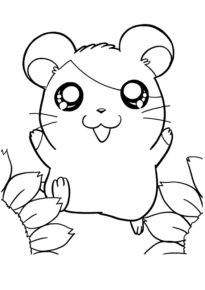 Disegno di Hamtaro da stampare e colorare 2