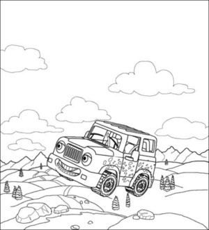 Disegno di Cars da stampare e colorare 65