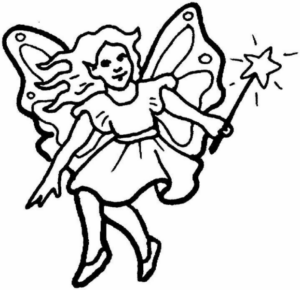 Disegno di angelo da stampare e colorare 60