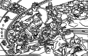 Disegno di Super Mario da stampare e colorare 80