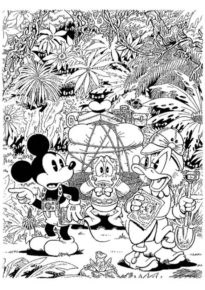 Disegno di Zio Paperone da stampare e colorare 19