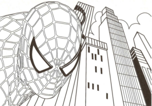 Disegno di Spiderman da stampare e colorare 124