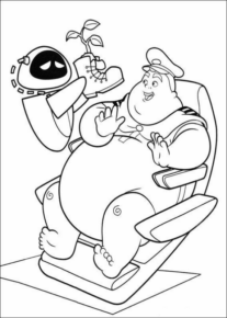 Disegno di Wall-E da stampare e colorare 16