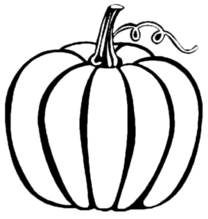 Disegno di zucca da stampare e colorare 17
