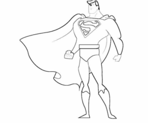 Disegno di Superman da stampare e colorare 46