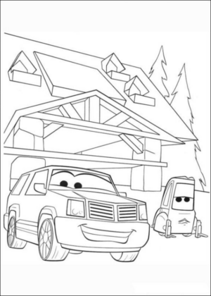 Disegno di Cars da stampare e colorare 25