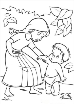 Disegno di Il libro della giungla da stampare e colorare 65