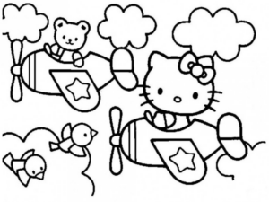 Disegno di Hello Kitty da stampare e colorare 35