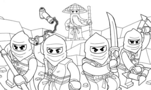 Disegno di Ninja Go da stampare e colorare 54