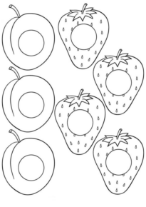 Disegno di fragola da stampare e colorare 33